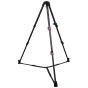 iFootage Wildbull Tripod T7S-Carbon Fiber trikojis su reguliuojamomis kojomis, raudonais akcentais ir anglies pluošto konstrukcija lengvam tvirtumui