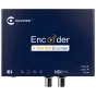 Kiloview HD 3G-SDI NDI Wired Videoencoder (E1-s/NDI) - Priekinis vaizdas su prievadais, ženklu ir indikatoriais