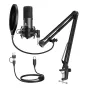 Podcast Microphones - Maono Microphone with stand Maono A04E (black) - buy today in Master Foto store and with delivery Best choise selected by experts