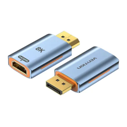 HDMI female - Display Port male adapter Vention HFMH0 8K (blue) HFMH0