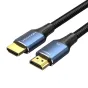 Vention 2m HDMI 2.1 kabelis 8K @ 60 Hz su aliuminio jungtimis ir medvilniniu apvalku