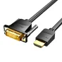 Wires, cables for video - HDMI to DVI Cable 5m Vention ABFBJ (Black) ABFBJ - quick order from manufacturer