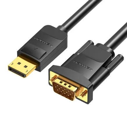 DisplayPort to VGA Cable 3m Vention HBLBI (Black) HBLBI