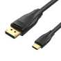 Vention USB-C į DisplayPort 8K HD kabelis 2m - didelės spartos duomenų perdavimo kabelis su auksu padengtais jungtimis