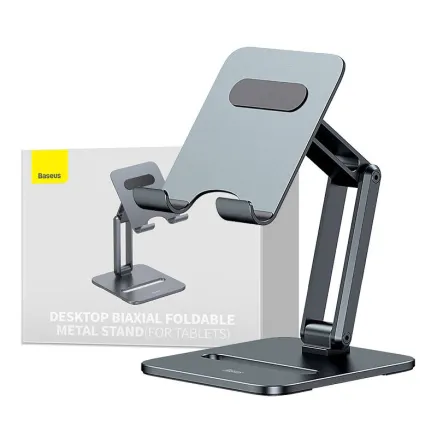 Baseus Biaxial stand holder for tablet (gray) LUSZ000113