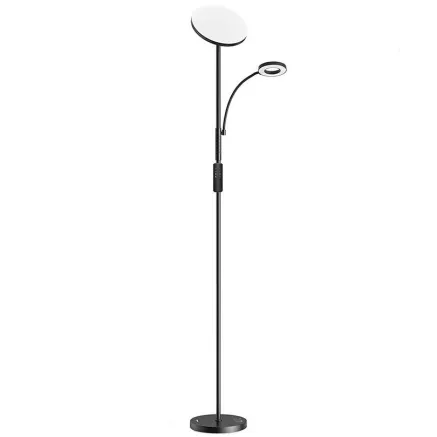 BlitzWolf Double Floor Lamp with remote BlitzWill BWL-FL-0001, 36W (black)