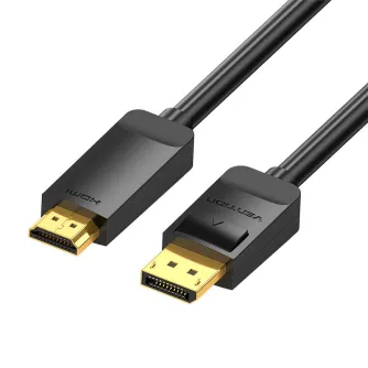 4KDisplayPorttoHDMICable3mVentionHAGBI(Black)