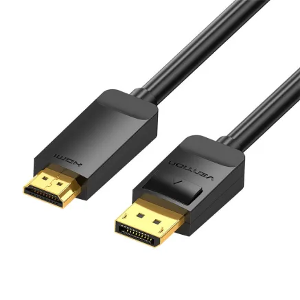 4K DisplayPort to HDMI Cable 3m Vention HAGBI (Black) HAGBI