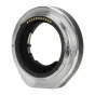 Techart TZG-01 bayonet adapter Contax G ir Nikon Z montu, su metaliniu dizainu, tekstūru ir auksiniais elektros kontaktais.