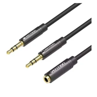 Vention 2*3.5mm M-F 4Pole 3.5mm SplitterCable 0.3M