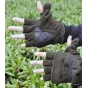 Stealth Gear Gloves Eagle dydis XL-XXL - Fleece pamušalu pirštinės su tvirtais odiniais įdėklais, puikiai tinkančios lauko veikloms.