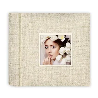 Zep Foto albumas NKW4620 Slip-in 200 fotografijų 10x15 cm su moterimi gėlių galvos juosta ir apmąstančia poza
