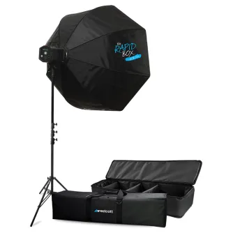 Monolight Style - Westcott Skylux LED with 48 Rapid Box XXL Kit 4855a - quick order from manufacturer