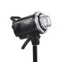 Godox MS200V-D Trio Studio Flash Kit su reguliuojamu galios valdymu, softboxu, skėčiu, reflektoriumi ir nešimo krepšiu, idealiai tinka fotostudijai.