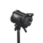 Godox MS200V-D Trio Studio Flash Kit su reguliuojamu galios valdymu, belaidžiu trigeriu ir būtinais priedais studijinei fotografijai.