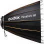 Godox Parabolinis reflektorius Zoom Box P68Kit su reguliuojamu fokusavimo strypu ir anti-rotacijos mechanizmu tiksliai apšvietimo kontrolei