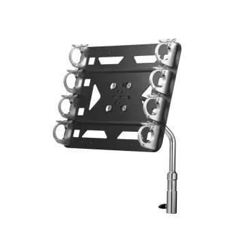 Godox TP-B4 keturių šviesų laikiklis TP Tube Light - tvirtas metalinis laikiklis su šešiais reguliuojamais spaustukais, skirtas keturių TP Tube Light tvirtinimui ant trikojų, idealus profesionaliai fotografijai ir vaizdo įrašams
