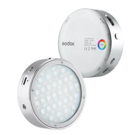Godox R1 RGB Round Head LED Light + AK-R1 Kit