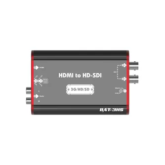 Lumantek Mini Converter, HDMI to 3G/HD/SD-SDI with external audio embed BAT-HS Lumantek Mini Converter, HDMI to 3G/HD/SD-SDI with external audio embed BAT-HS