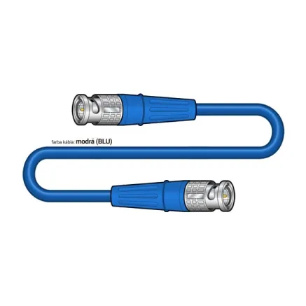 Canare L-4.5CHWS flexible 4K UHD, 12G-SDI cable, BNC-BNC 10m, BLU CV-45W-M/M-BLU-10