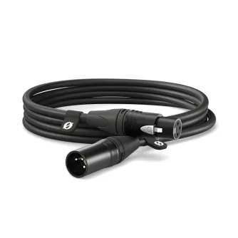 RODEXLRCABLE-3mblack-XLRXLRcableMROD788-BLK
