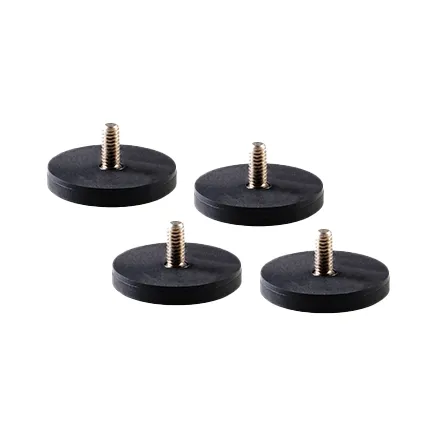 NANLITE MAGNETIC BASE ADAPTER WITH 1/4-20 THREAD SET (4PCS) AS-MBA-1/4-SET