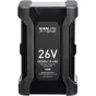 26V 489Wh Nanlite V-Mount akumuliatorius su IP54 atsparumu vandeniui ir 20A iškrovimo srovė