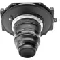 NISI S6 Alpha filtrinis nėra, įjungtas į Fujinon 8‑16 mm f/2.8 optiką, rodantis patikimą nėra ir 150 mm kvadrata filtrų kompatibilitą panaudojimo paveikslėlyje.