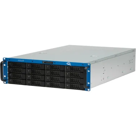 OWC JUPITER NAS CALLISTO 3U HDD 3U RACK/16 DRIVES NAS/DUAL 10GBE/40GBE&100GBE (QSFP+)128GB RAM/320TB JCAL3UT320TB