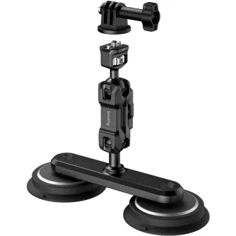 SMALLRIG4467DUALMAGNETICSUCTIONCUPMOUNTINGSUPPORTKITFORACTIONCAMERAS