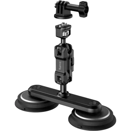 SMALLRIG 4467 DUAL MAGNETIC SUCTION CUP MOUNTING SUPPORT KIT FOR ACTION CAMERAS 