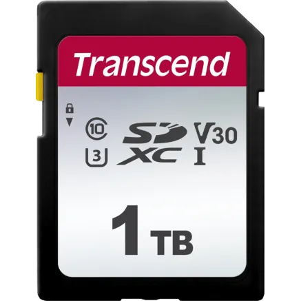 TRANSCEND SILVER 300S SDXC UHS-I U3 (V30) R100/W85 1TB TS1TSDC300S