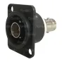 Canare 12G-SDI Panel Mount Bulkhead BNC Receptacle (BCJ-JRUDBK) BCJ-JRUDBK