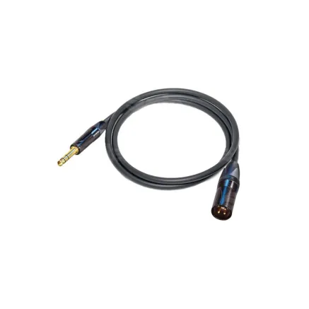 Canare L-2T2S microphone cable 6,0mm, XLR (M) / JACK TRS 6,3mm 7,5m, BLK CA-2TS-M/TRS-BLK-705