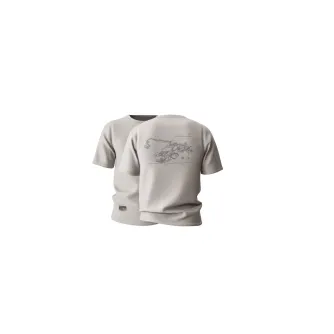 TiltaHydraArmFuturisticSketchT-ShirtL-CreamWhiteTT-HAFS-L-CW