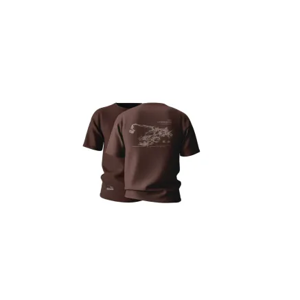Tilta Hydra Arm Futuristic Sketch T-Shirt L - Light Brown TT-HAFS-L-LB