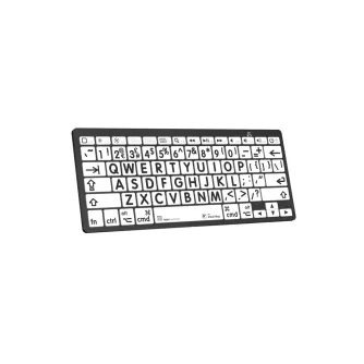 LogicKeyboard XLPrint Bluetooth Black on White UK LKB-LPBW-BTON-UK
