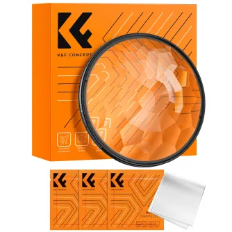 KFConcept58MM,Nano-BSeriesPrismEffectFilterwith3pcsvacuumcleaningclothsKF012486