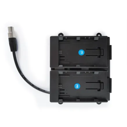 TVLogic Battery Bracket for VFM-055A Monitor (Canon LP-E6 Series, DSLR EOS 5D/7D) TVL-BB-055E