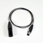 CanareMiniXLR(F)XLR(M)audiocable-0,3mCA-202-MFM-03