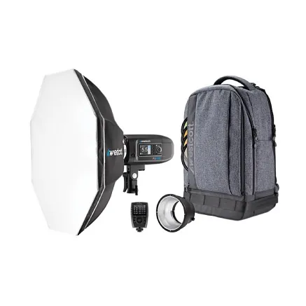 Westcott FJ400 Strobe 1 Light Backpack Kit with FJ X3m Universal Wireless Trigger 4712M