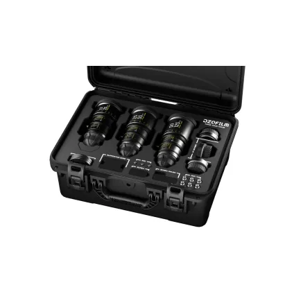 DZO Optics DZOFILM Pictor Zoom Bundle (12-25/20-55/50-125, T2.8) (PL/EF Mount) (Black) PICTBUNDLE-BK-1225/50125/2055