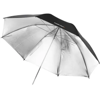 Foto lietussargi - walimex Reflex Umbrella black/silver 2 lay., 109cm - ātri pasūtīt no ražotāja