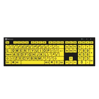 LogicKeyboard XLPrint NERO PC Black on Yellow UK LKB-LPBY-BJPU-UK LogicKeyboard XLPrint NERO PC Black on Yellow UK LKB-LPBY-BJPU-UK