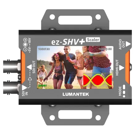 Lumantek 3G/HD/SD-SDI to HDMI Converter with LCD Display + Scaler EZ-SHV+