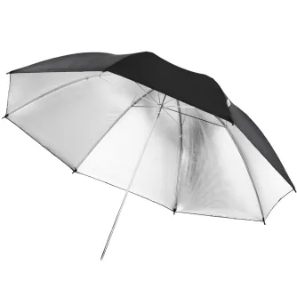 Foto lietussargi - walimex pro Reflex Umbrella black/silver, 109cm - ātri pasūtīt no ražotāja
