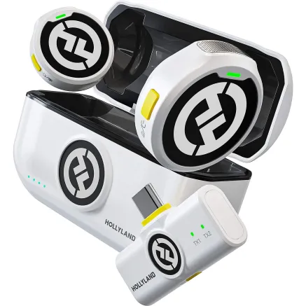 Hollyland Lark M2 with USB-C Plug (Duo,Ivory White)