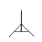 Caruba Lampstand LS-4 280 cm spyruoklinis trikojo su reguliuojamu trijų sekcijų aliuminio stulpu ir tvirtinimu studijiniam apšvietim