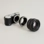 URTH objektyvo montavimo adapteris Canon EF/EF-S Samsung NX kameros korpui - saugus rankinis fokusavimo adapteris su antiatspindinčiu matinio paviršiaus apdaila