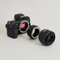 URTH objektyvo montavimo adapteris Nikon F (G-Type) objektyvams ir Nikon Z kamerai - saugus sujungimas, matinė juoda apdaila